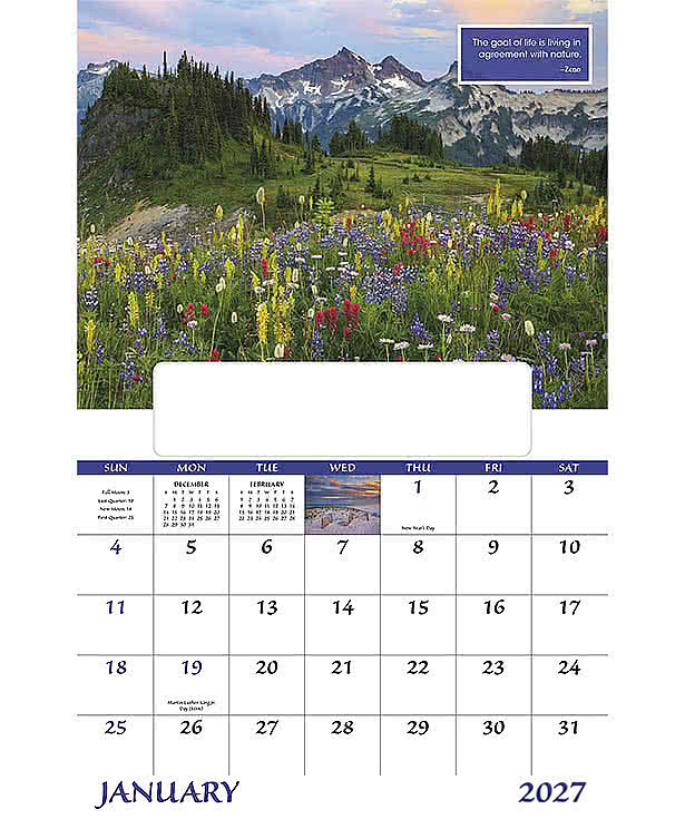 Inspirations for Life Wall Calendar