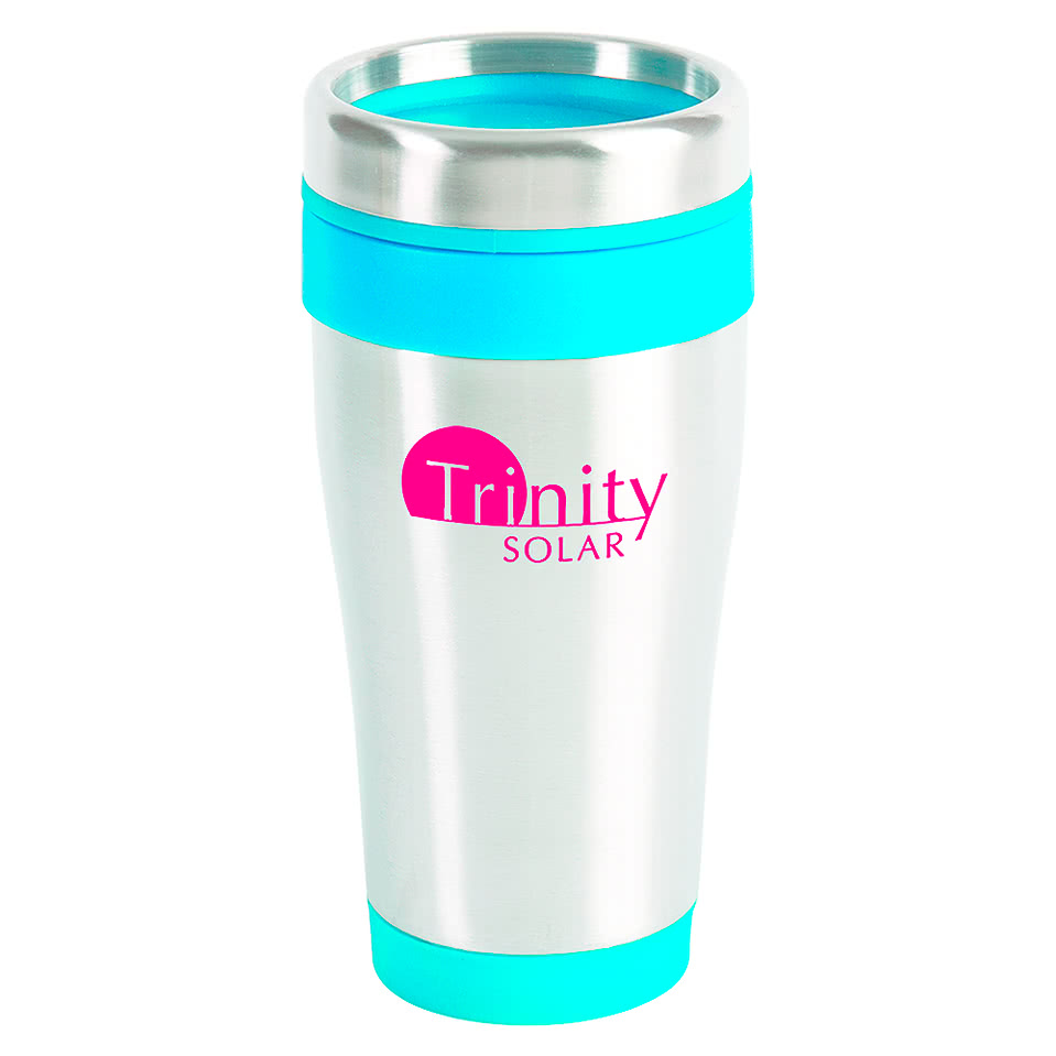 16 oz. Blue Monday Insulated Travel Tumbler