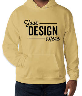 Hanes EcoSmart 50/50 Pullover Hoodie - Color: Athletic Gold