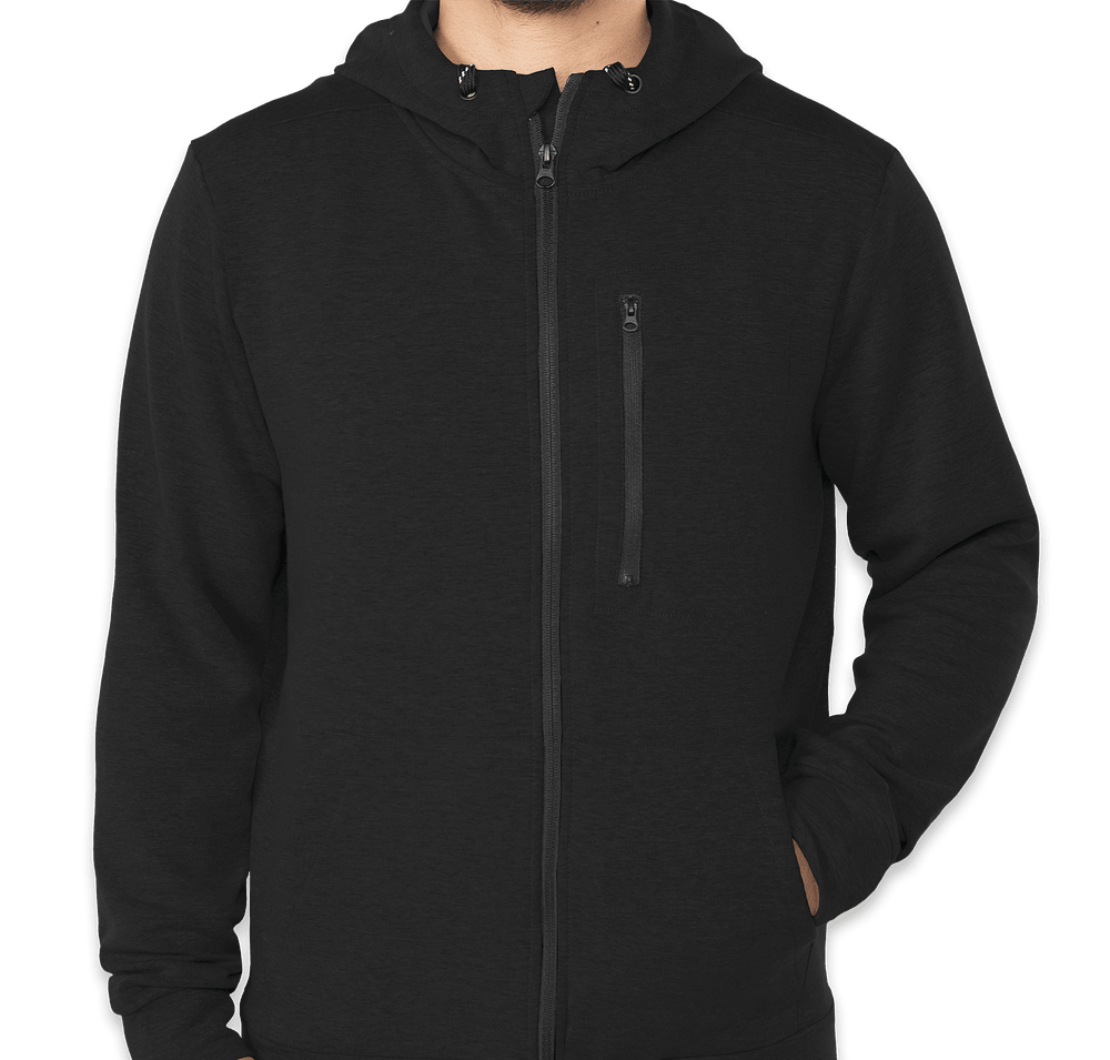 Gapfit Stretch Jersey Lined Performance Zip Hoodie-default