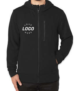 Gapfit Stretch Jersey Lined Performance Zip Hoodie - Color: Black