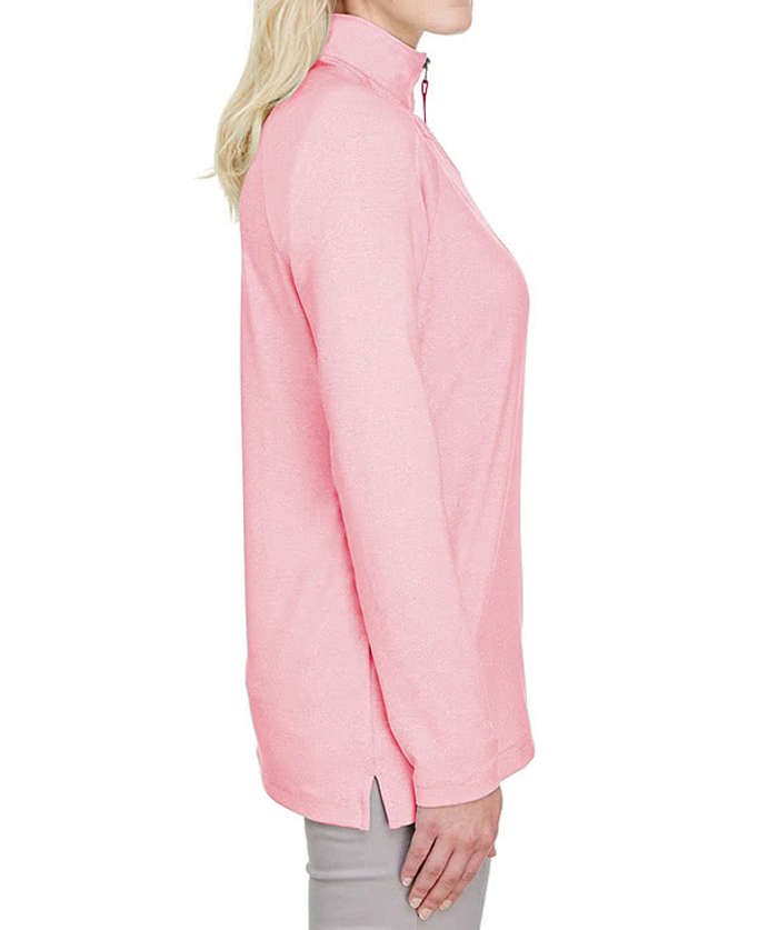 Devon & Jones Women's CrownLux Performance Quarter Zip Sweatshirt