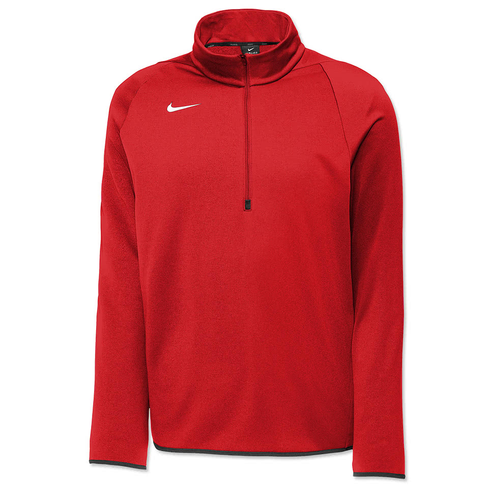 Custom nike clearance quarter zip