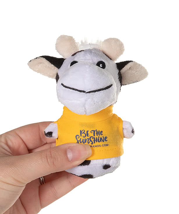 4" Shorty Cow Plush Animal