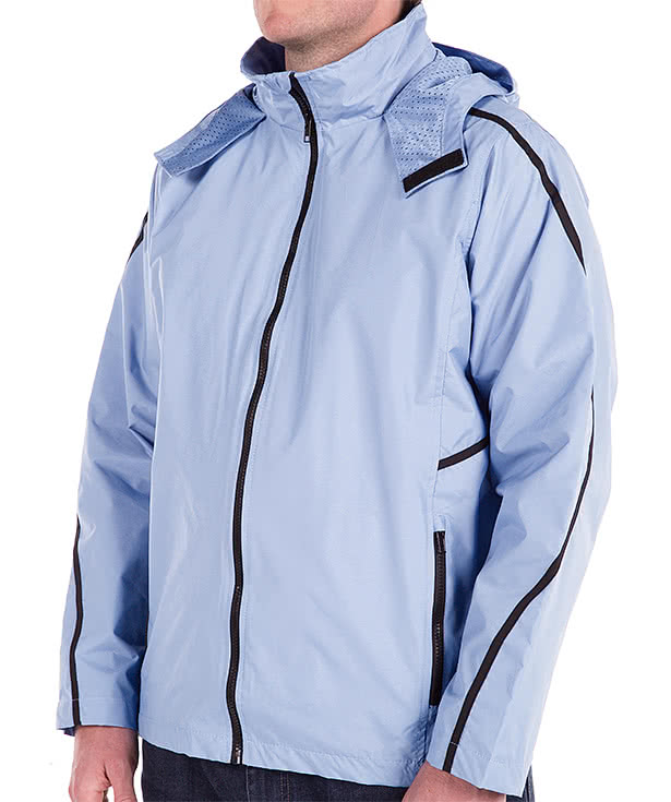 Custom Team 365 Mesh Lined Hooded Jacket - Design Track