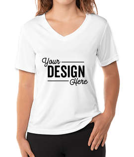 Reebok Women's V-Neck Performance Shirt - Color: White