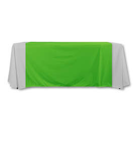 Full Color 57" LazerLine Table Runner - Color: Shamrock