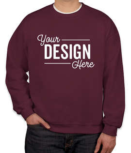 Canada - Gildan Midweight 50/50 Crewneck Sweatshirt - Color: Maroon