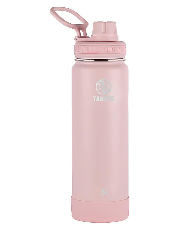 Takeya Full Color 24 oz. Actives Stainless Steel Water Bottle with Spout Lid