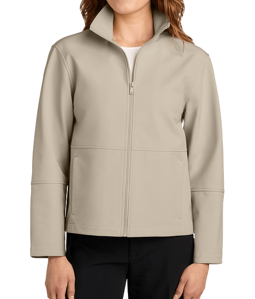 Mercer+Mettle Women's Comfort Softshell Jacket in Almond