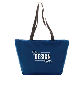 Essential Zip Convention Tote - Color: Navy Blue