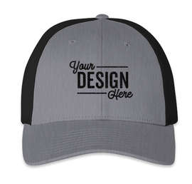 Richardson Stretch Fit Trucker Hat - Color: Heather Gray / Black