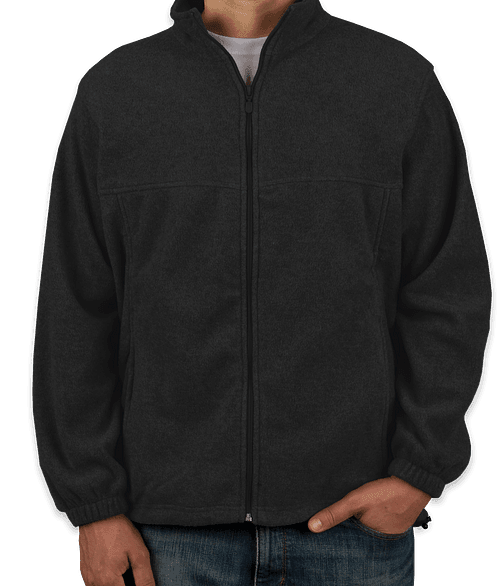 Custom Harriton Full Zip Fleece Jacket Design Fleece Jackets Pullovers Online at CustomInk
