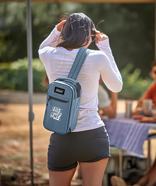 Full Color Coleman TranslatR 6 Can Cooler Sling Bag