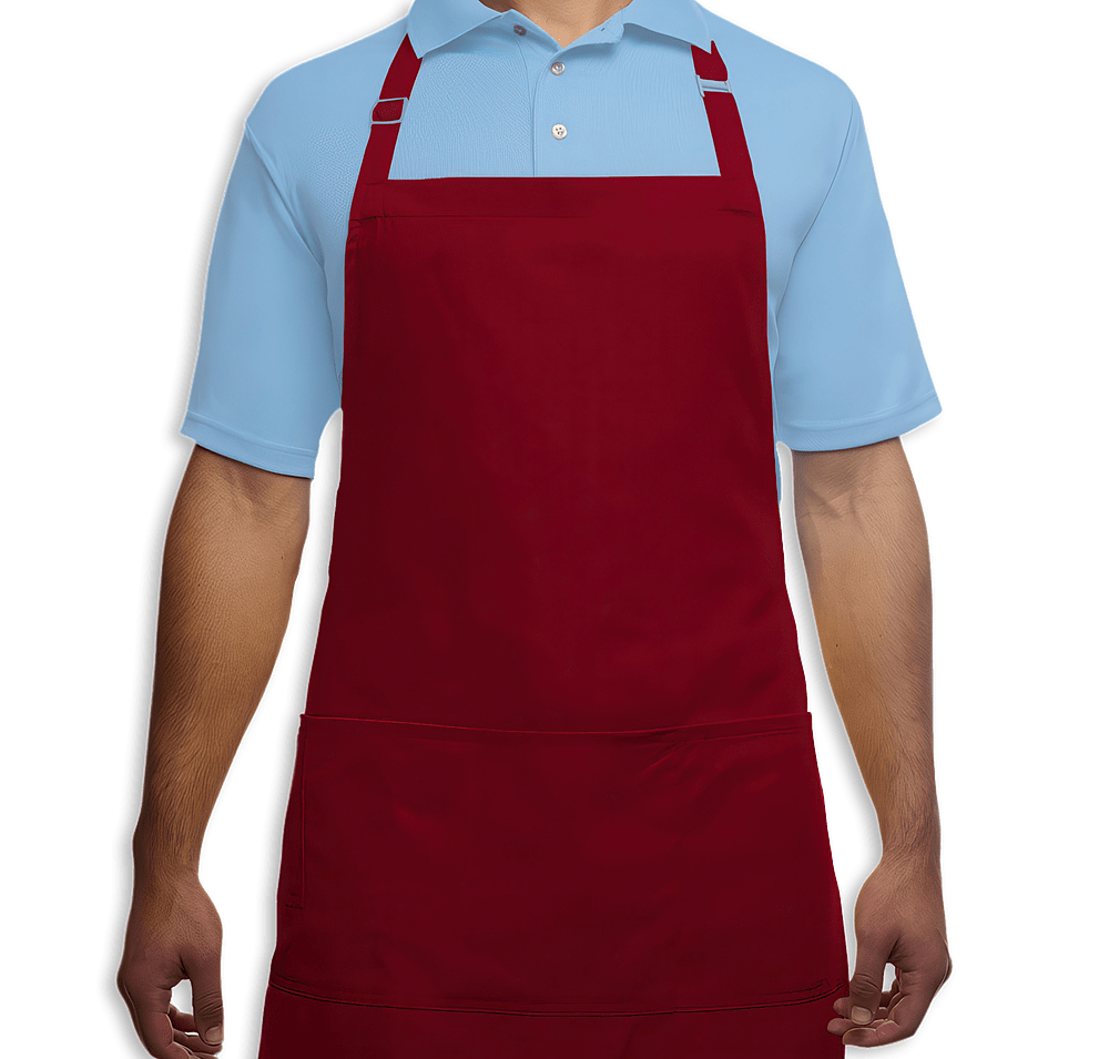 Blue Generation Scotchgard Treated Full Length Four-Pocket Apron - Printed-default