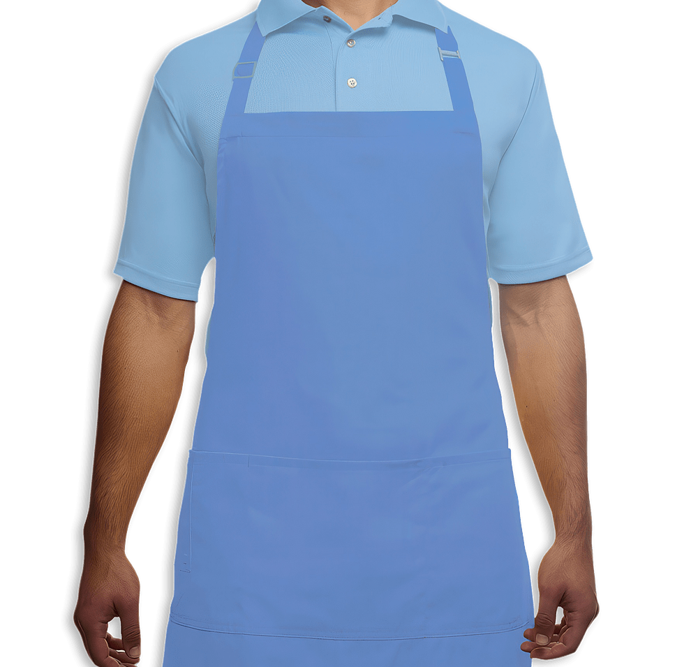 Blue Generation Scotchgard Treated Full Length Four-Pocket Apron - Printed-default