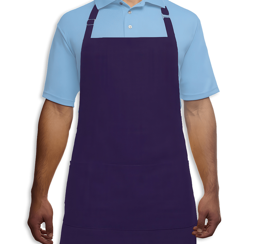 Blue Generation Scotchgard Treated Full Length Four-Pocket Apron - Printed-default