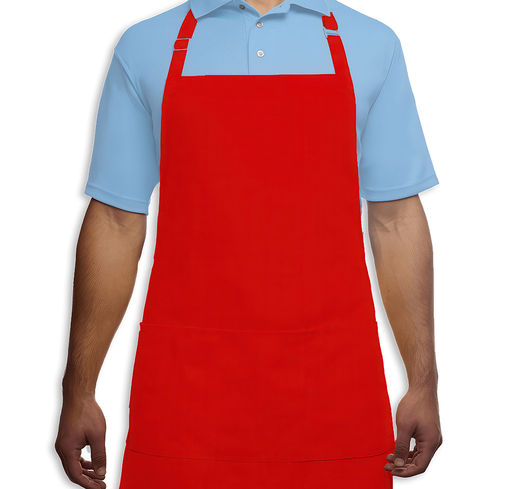 Blue Generation Scotchgard Treated Full Length Four-Pocket Apron - Printed-default