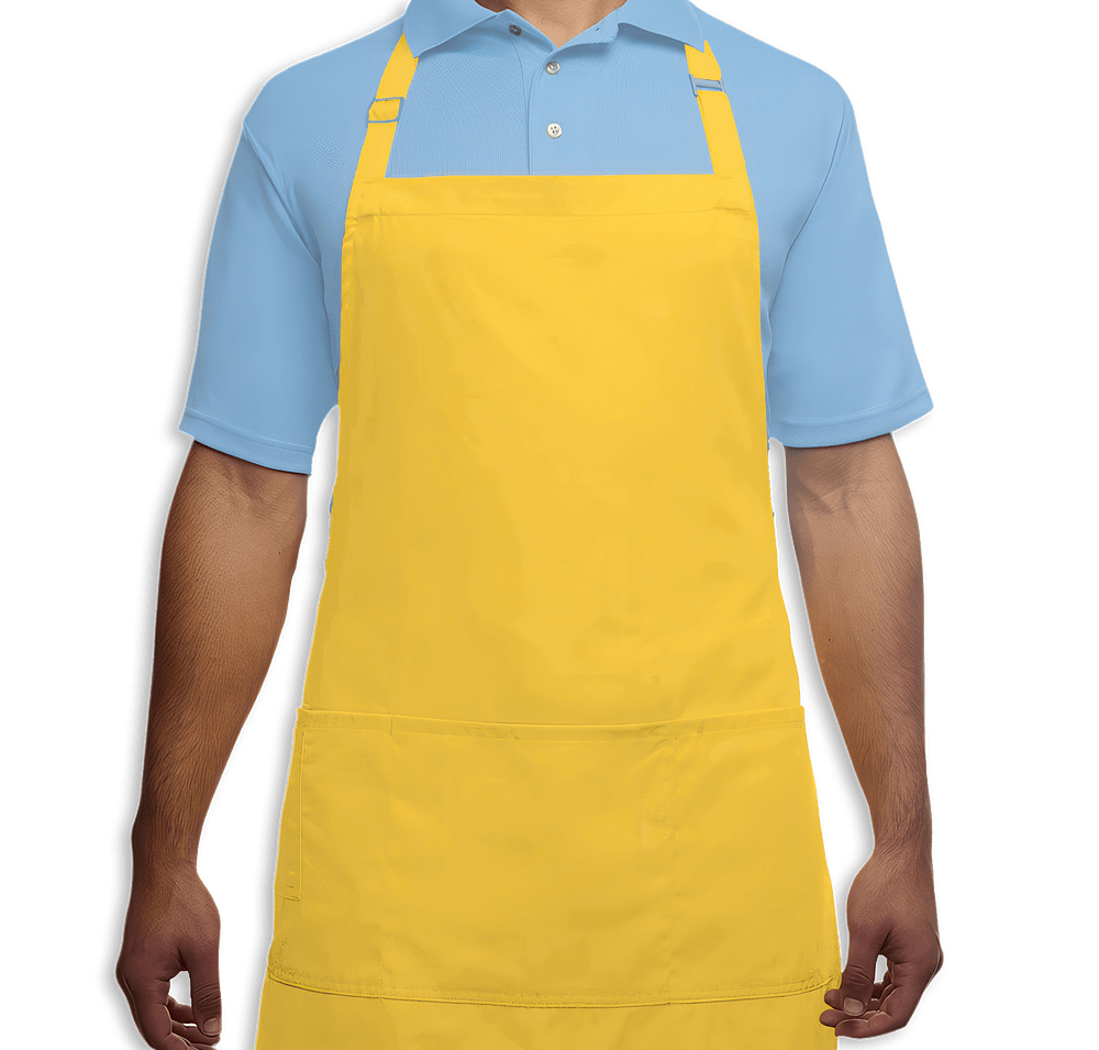 Blue Generation Scotchgard Treated Full Length Four-Pocket Apron - Printed-default
