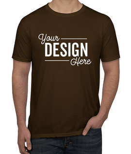 Canada - Gildan Softstyle Jersey T-shirt - Color: Dark Chocolate