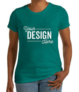 District Women's Tri-Blend T-shirt - Color: Heathered Teal
