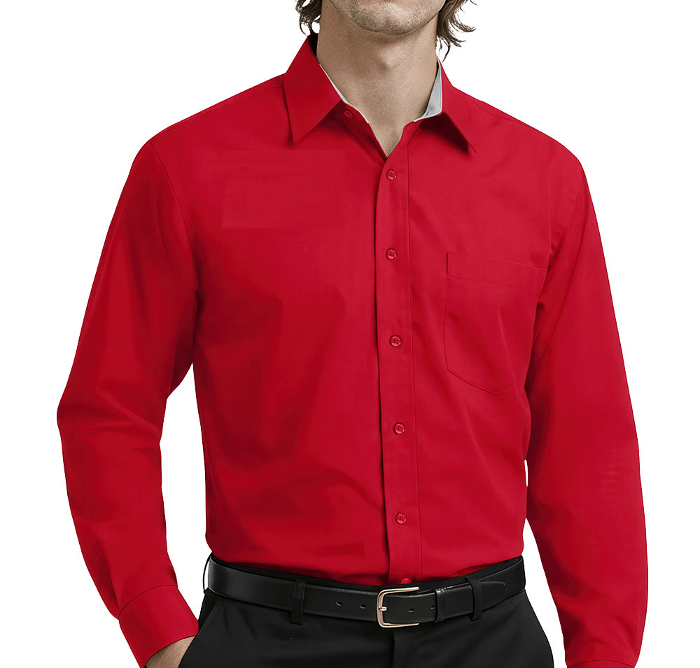 Blue Generation Fine Line Twill Long Sleeve Shirt-default