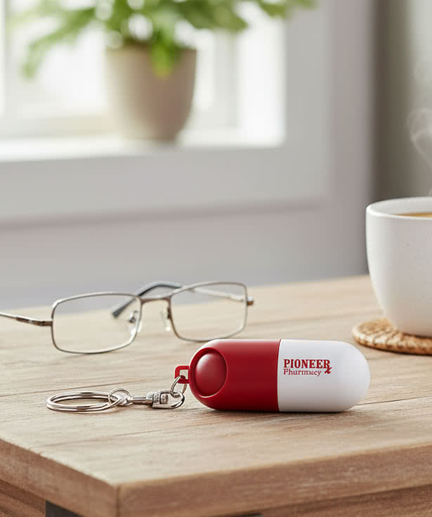 Twist A Pill Keychain