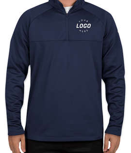 Nike Therma-FIT Color Block Half Zip Fleece - Color: Midnight Navy/ Midnight Navy