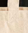 Large Natural Gusseted 100% Cotton Canvas Tote Bag