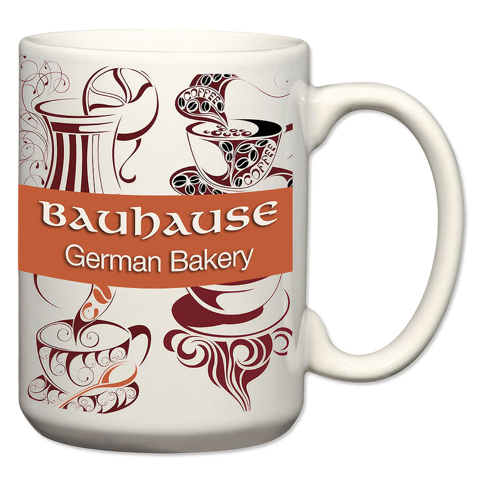 Full Color 15 oz. Ceramic Mug