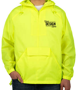 Ultra Club Hooded Packable Anorak - Color: Bright Yellow
