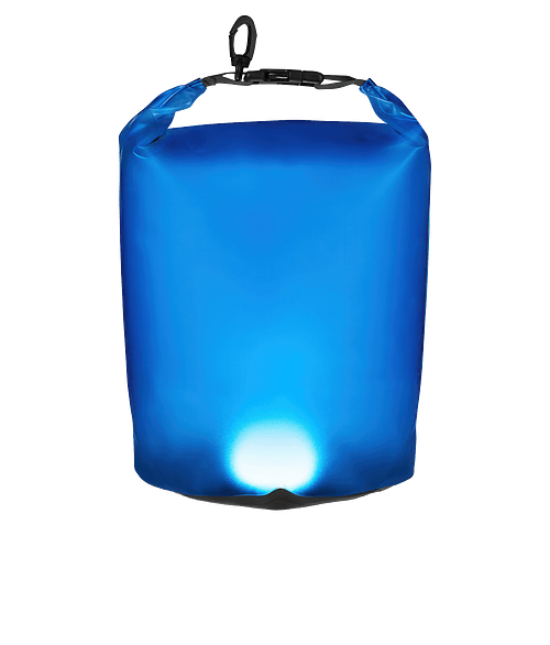 5L Cob Water-Resistant Dry Bag in TRANSLUCENT BLUE