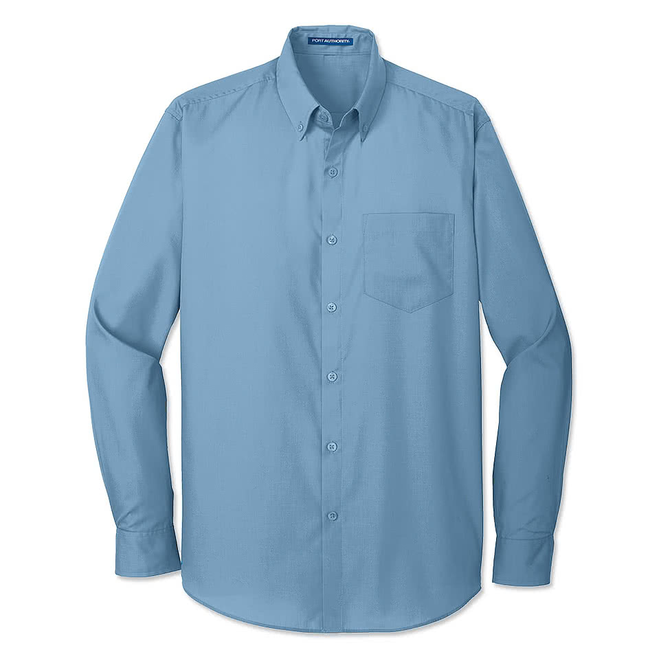Port Authority Tall Carefree Poplin Dress Shirt
