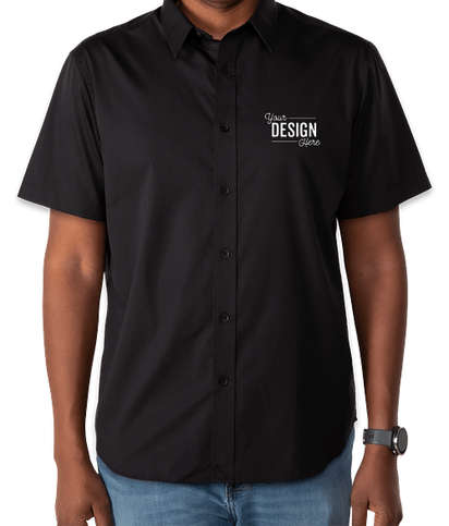 UNTUCKit Classic Coufran Short Sleeve Shirt - Black