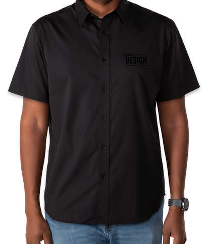 UNTUCKit Classic Coufran Short Sleeve Shirt - Black