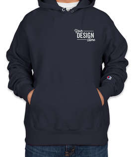 Embroidered Champion Heavyweight Reverse Weave Pullover Hoodie - Color: Navy
