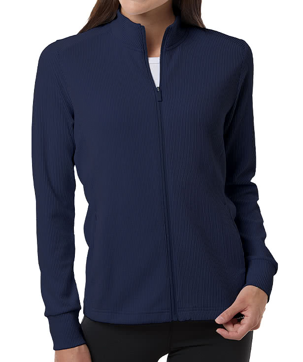 Adidas Women's Textured Performance Full Zip Jacket