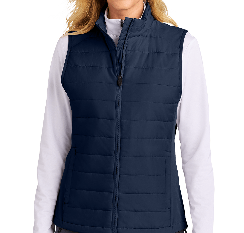 Sport-Tek Women's Movement Hybrid Soft Shell Vest-default