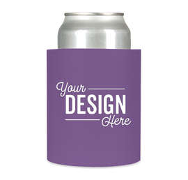 Foam Can Cooler - Color: Purple