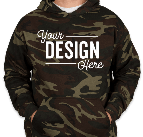Custom Code Five Camo Pullover Hoodie Design Hoodies Online at CustomInk