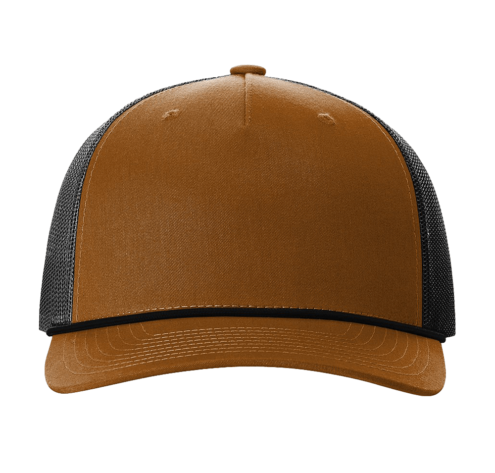 Richardson Five-Panel Rope Snapback Trucker Hat - Embroidered-default