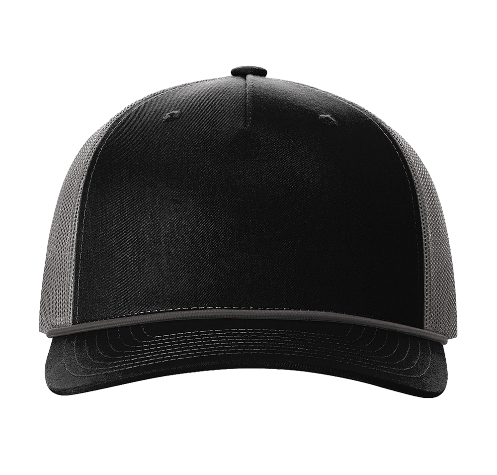 Richardson Five-Panel Rope Snapback Trucker Hat - Printed-default
