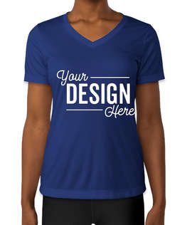 Sport-Tek Women's Competitor V-Neck Performance Shirt - Color: True Royal