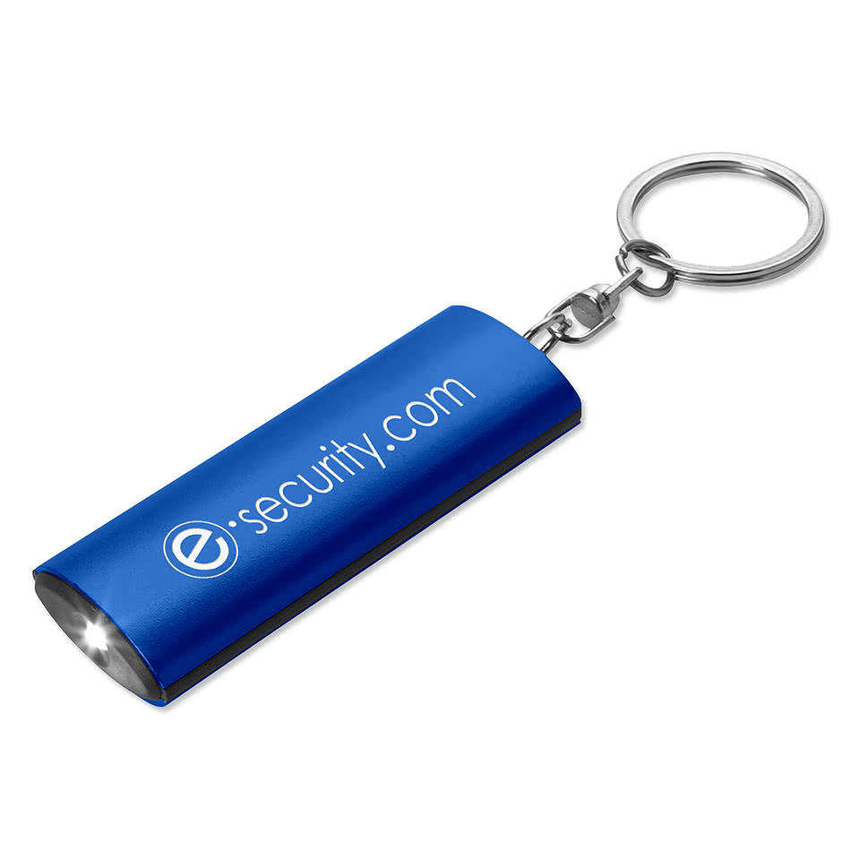 Laser Engraved Aluminum Keychain Flashlight