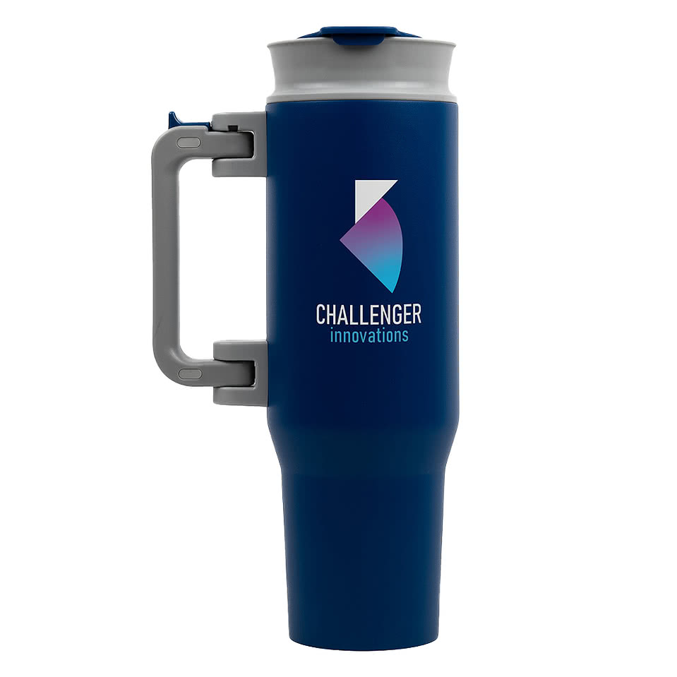 NAYAD Full Color 40 oz. Genesis Tumbler with Foldable Handle