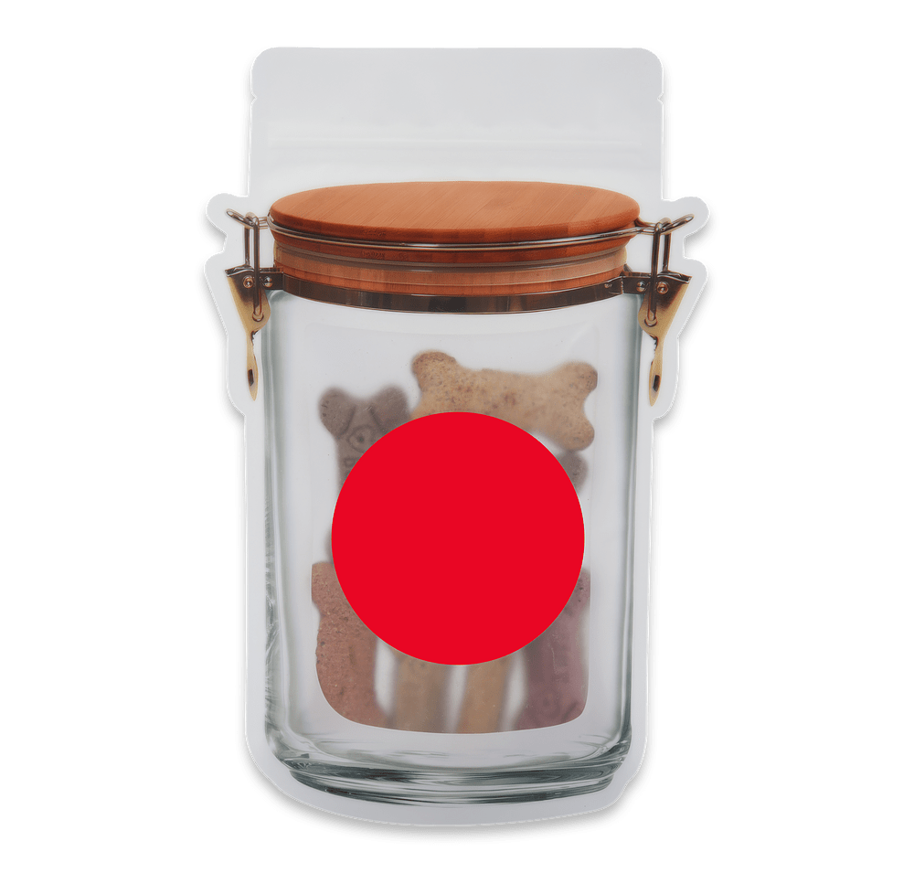 Full Color Reusable Storage Bag with Dog Bone Treats-default