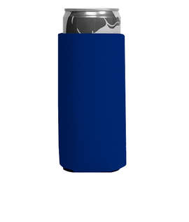 Foldable Slim Can Cooler - Color: Royal