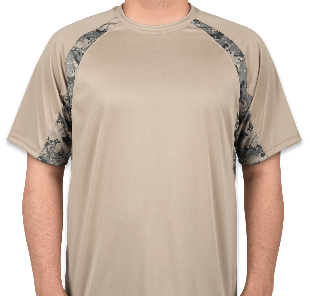 Badger Digital Camo Contrast Performance Shirt-default