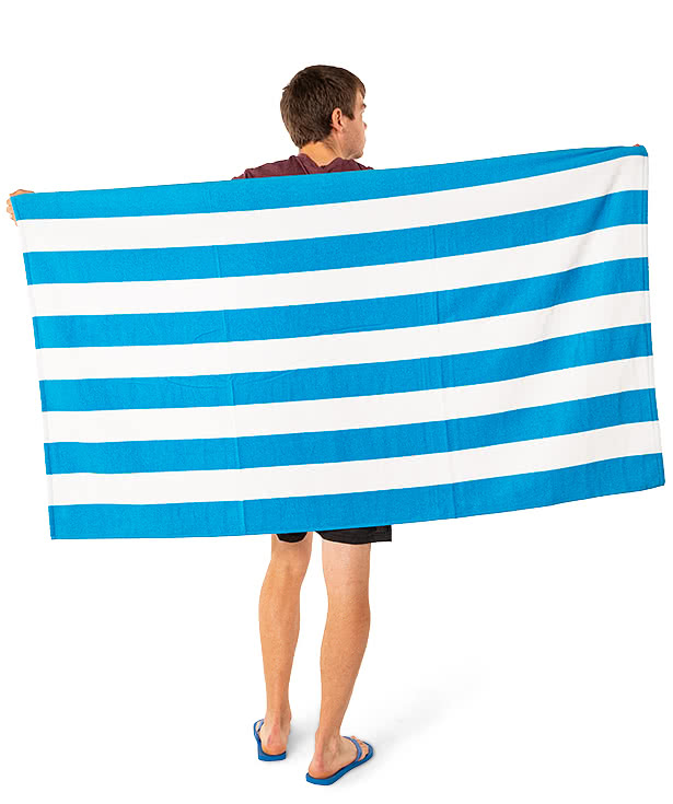 Port Authority Midweight Printed Cabana Stripe Beach Towel