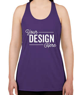 Badger Women's Performance Racerback Tank - Color: Purple